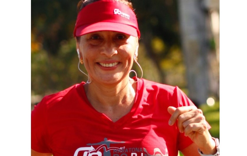 Com a Go Runners, Cláudia Macedo treina forte para duas meias em 2020
